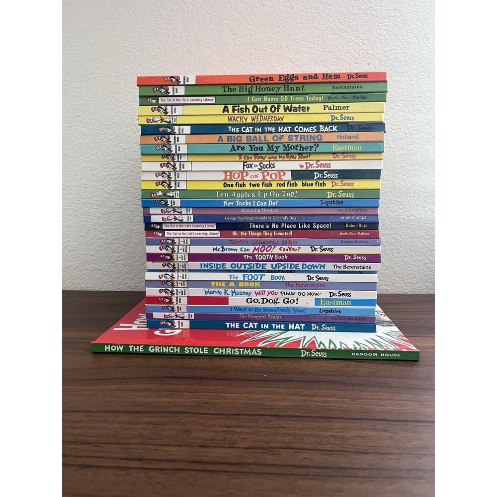 30 Count Dr. Seuss Books Cat In The Hat Books